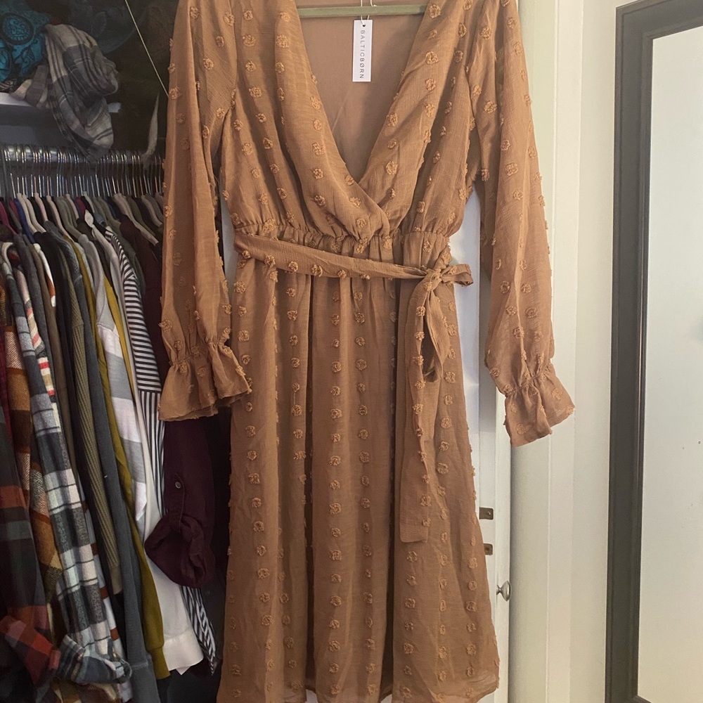 Baltic Born Paisley Dot Midi Dress